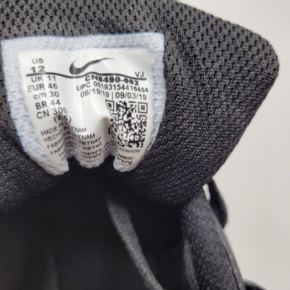 Nike Air Max 90 CN8490-002 Mens Sneakers Size 12 Black & Gray Like New - Picture 2 of 16
